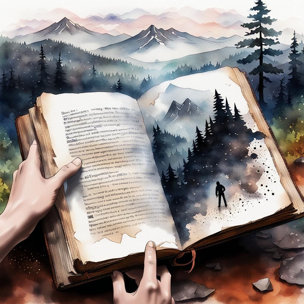 New Chapter: 3D Anime Art of Misty Landscape