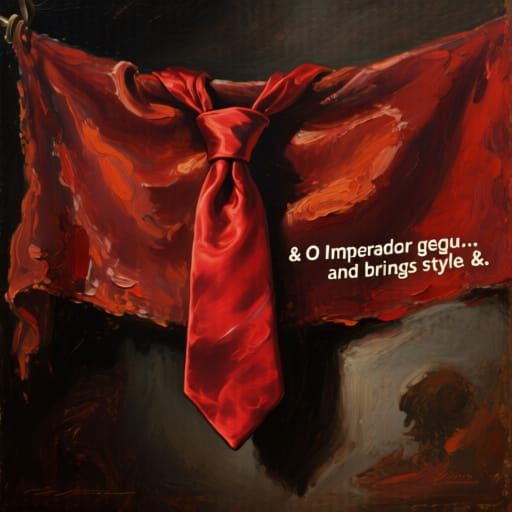 Red Tie as Silent War Banner: Emperor's Baroque Style