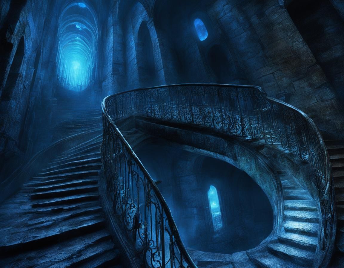 Translucent Blob Searches for Perfection in Luis Royo Style