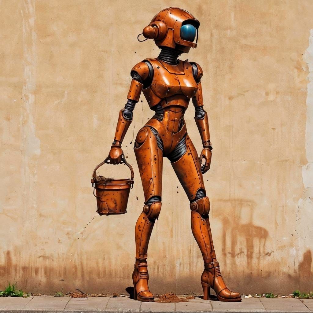 A Rusty Old Tin Bucket