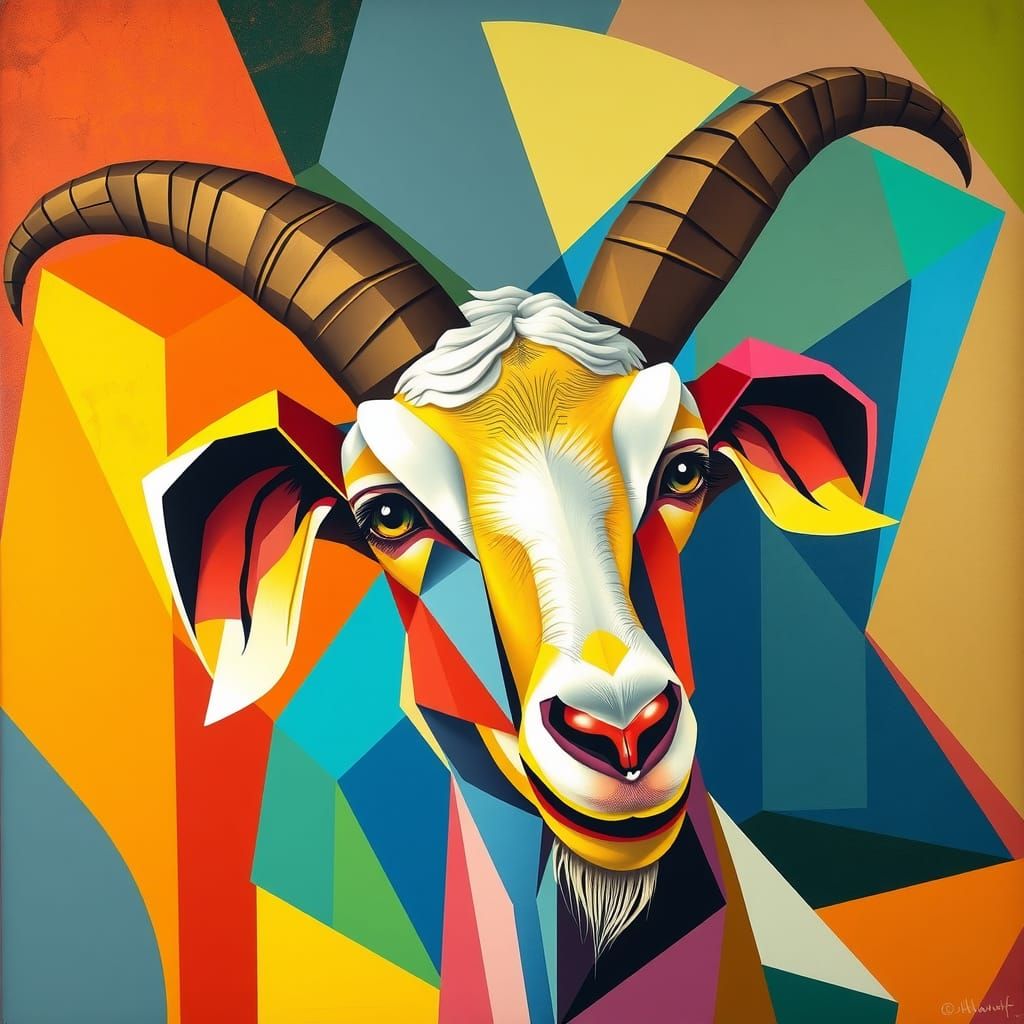 Cubist Goat
