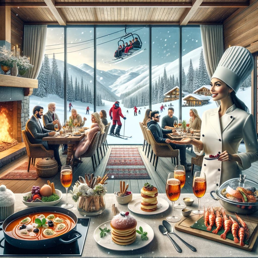 Luxury Ski Chalet with Private Chef Experience