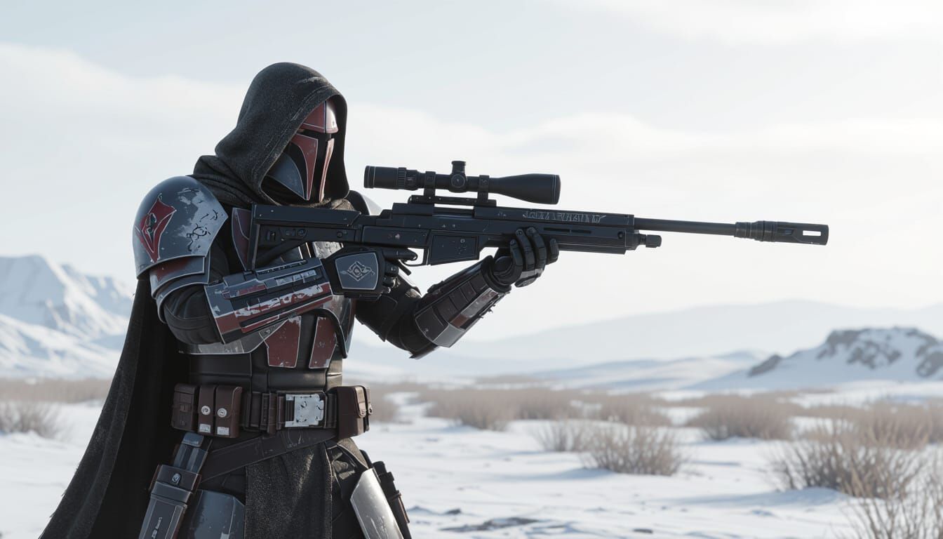 Sith Lord Agony Mandalorian in DayZ Livonia Cinematic Style