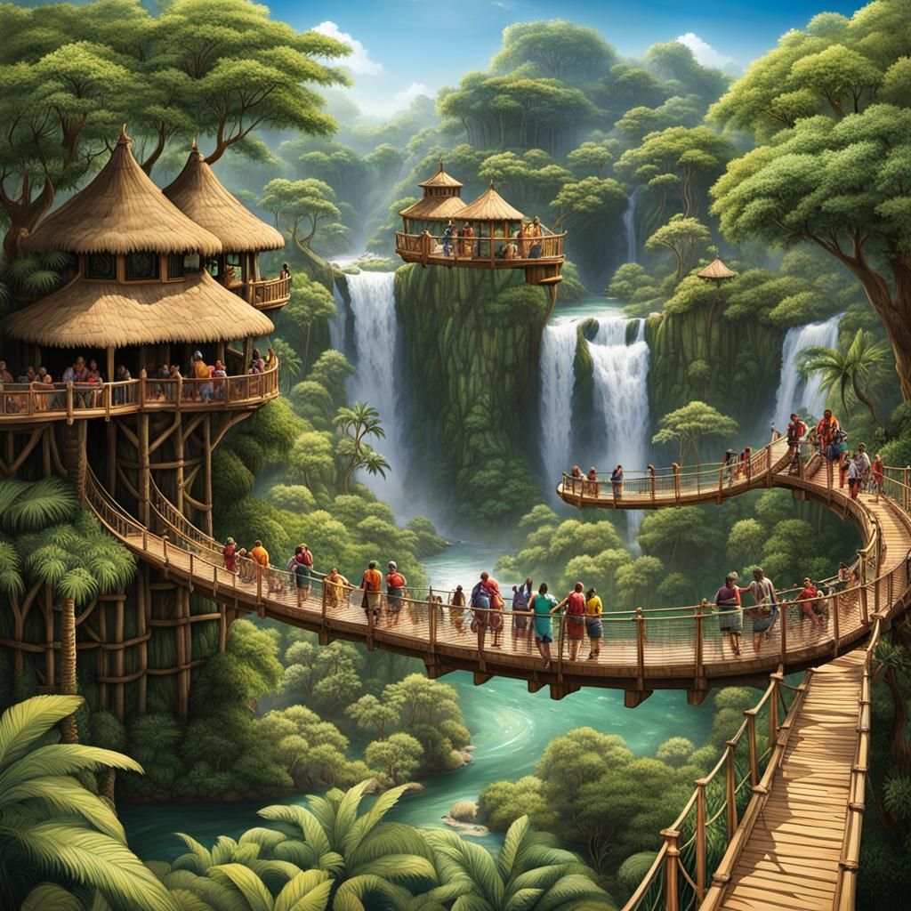 Jungle Adventure Park: River Rafts and Hidden Temples