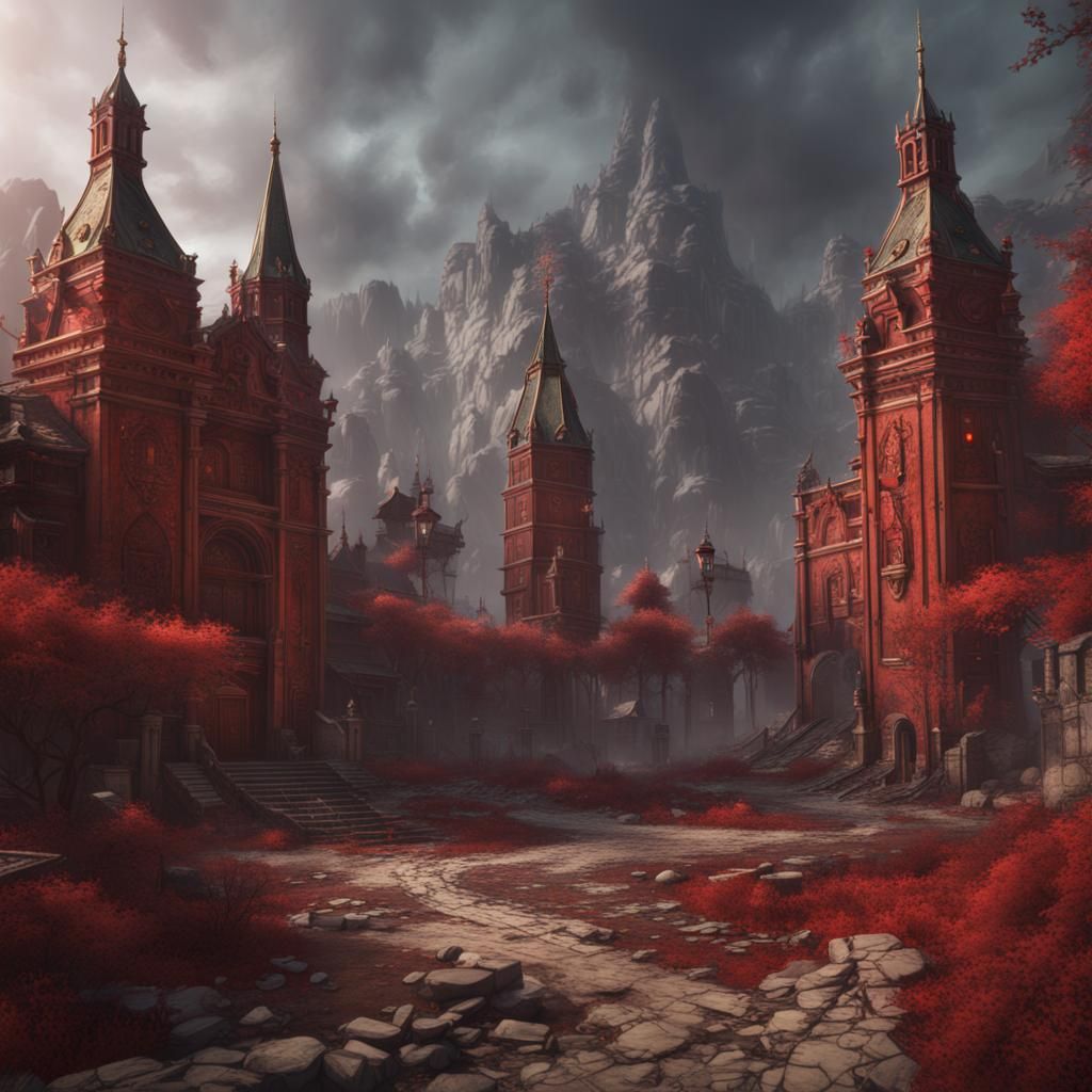 DND Communism DM in Detailed Matte Painting Style