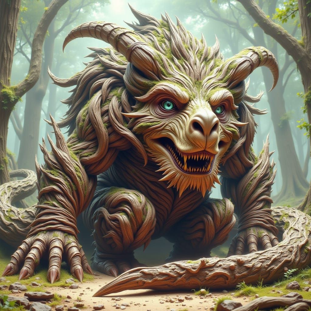 Lizard Stobor with Theriocephaly Flux and Neuroglow