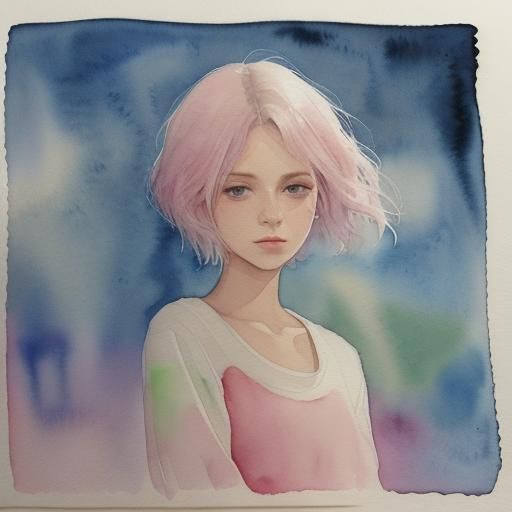 AI Generated Watercolor Image