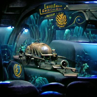 Nautilus Submarine from 20,000 Leagues Under the Sea