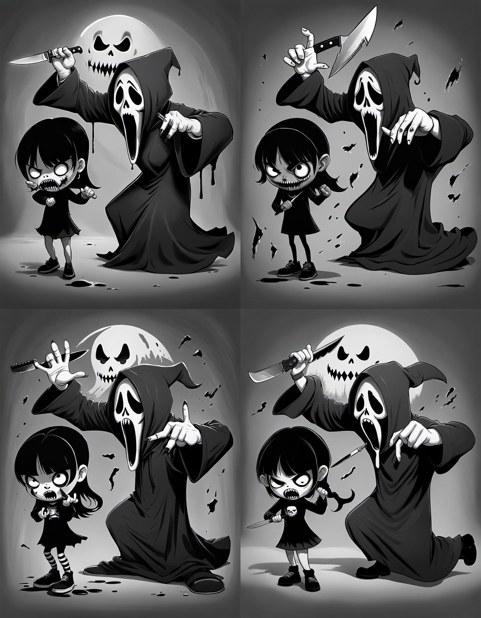 Wednesday Adam and GhostFace