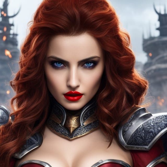 Ana de Armas as a Fantasy Warrior