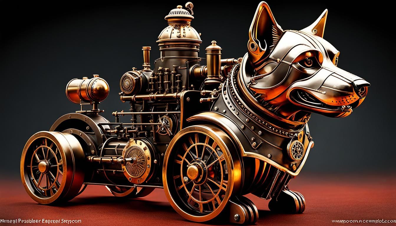Steampunk Guard Dog Patrol: Mechanical Marvel
