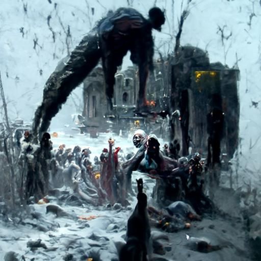 Apocalyptic Selfie: A Horror Scene in 8K