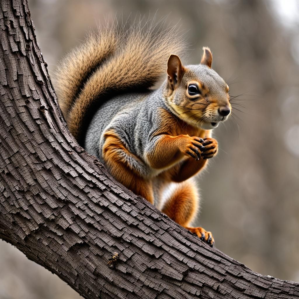 Squirrel Generated by AI