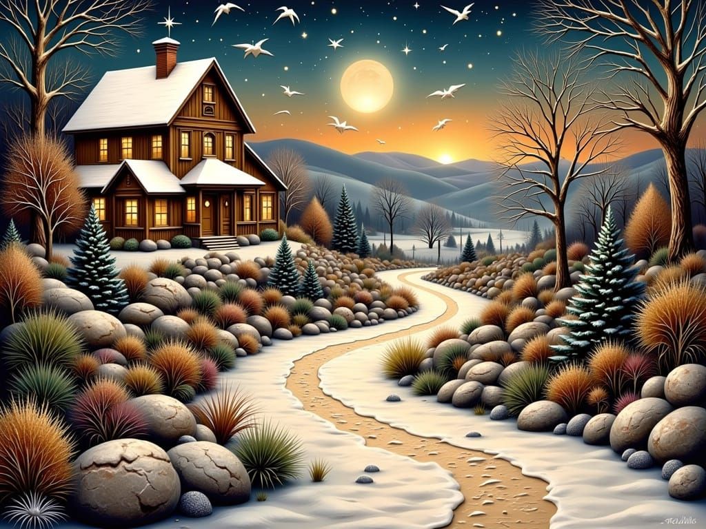 Winter: It gets light in the east