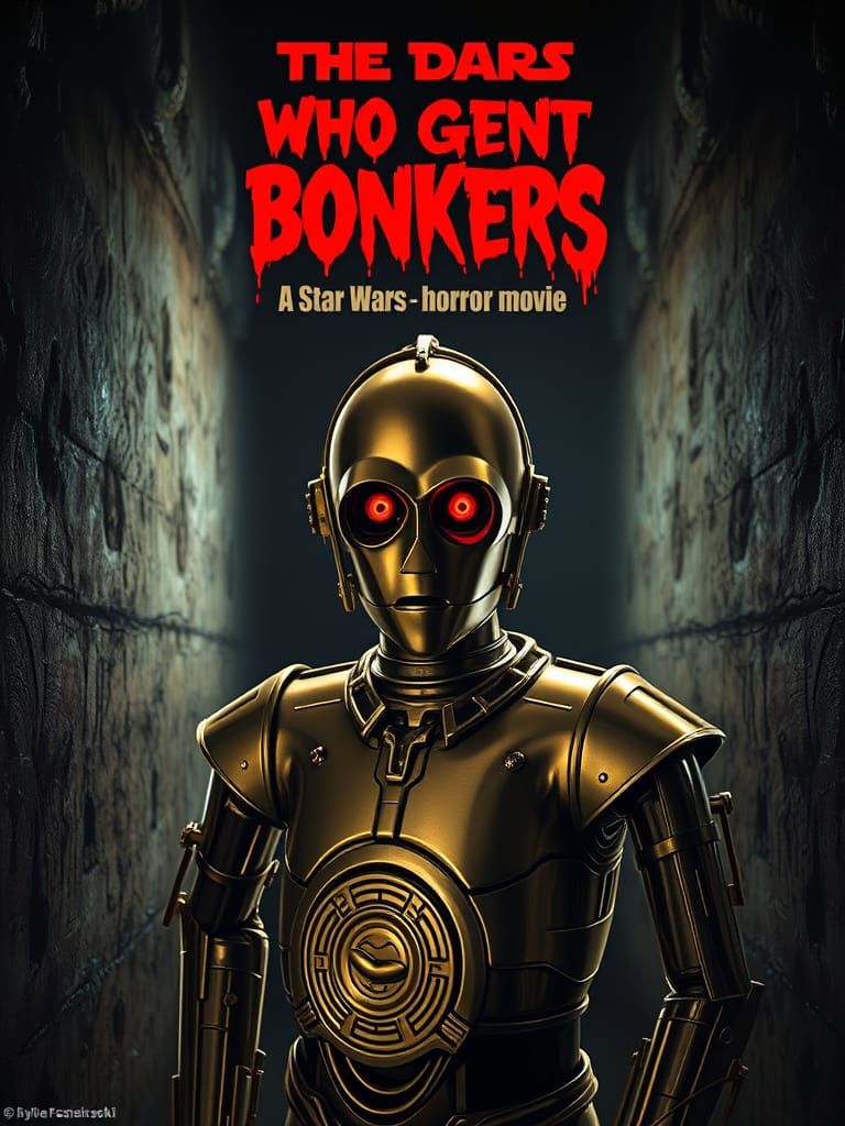 Star Wars Horror Poster: C3PO Goes Rogue