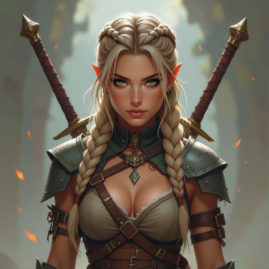 Warrior Woman: Half Demon, Half Human Ranger