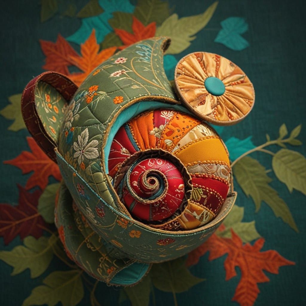 A Vibrant Patchwork of Colors and Textures