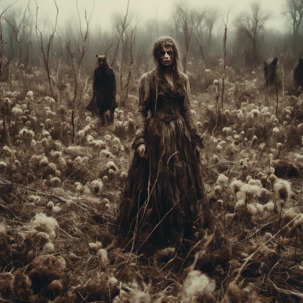 Macabre Hyperrealism: Evocative Scene of Abandonment