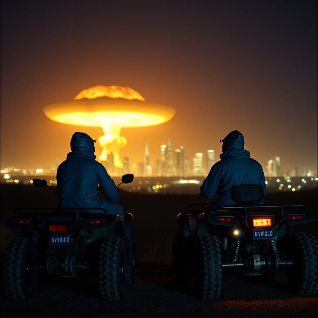 Gossiping Vault Dwellers Witness Nuke Blast in Cinematic Sty...