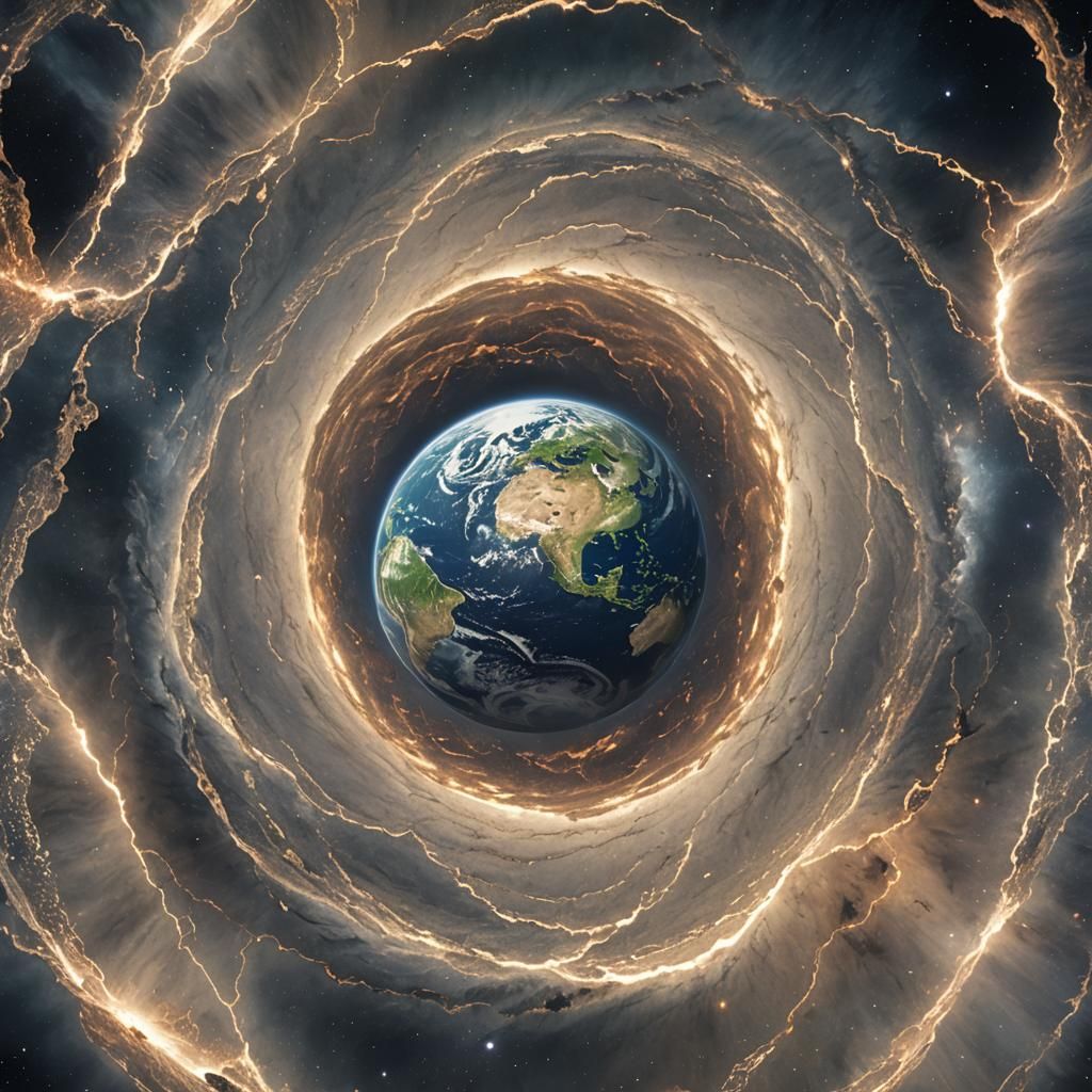 Earth Forming From the Void: A World is Born