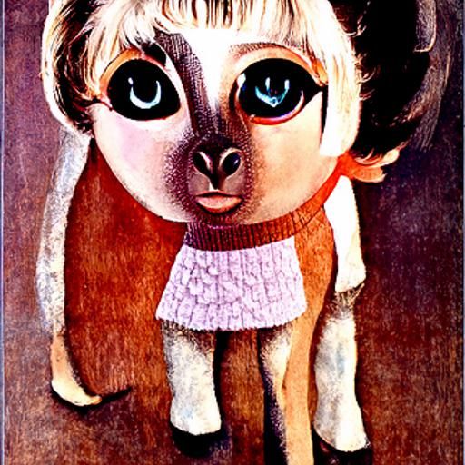 Dominick the Italian Christmas Donkey: Kawaii 1960s Style