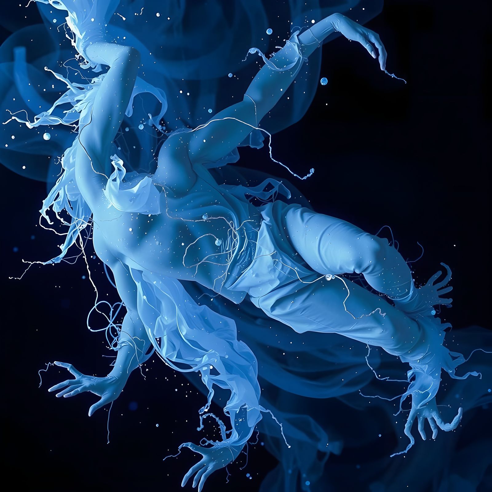 Distorted Reality Vortex in Bizarre Surreal Landscape