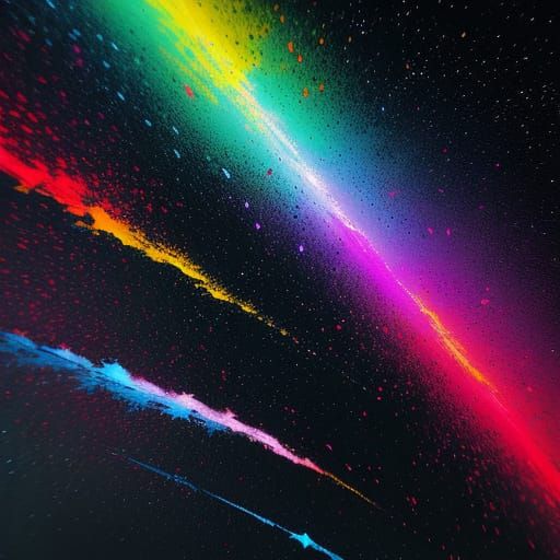 Graffiti Art: Flight from Blood Moon to Stars