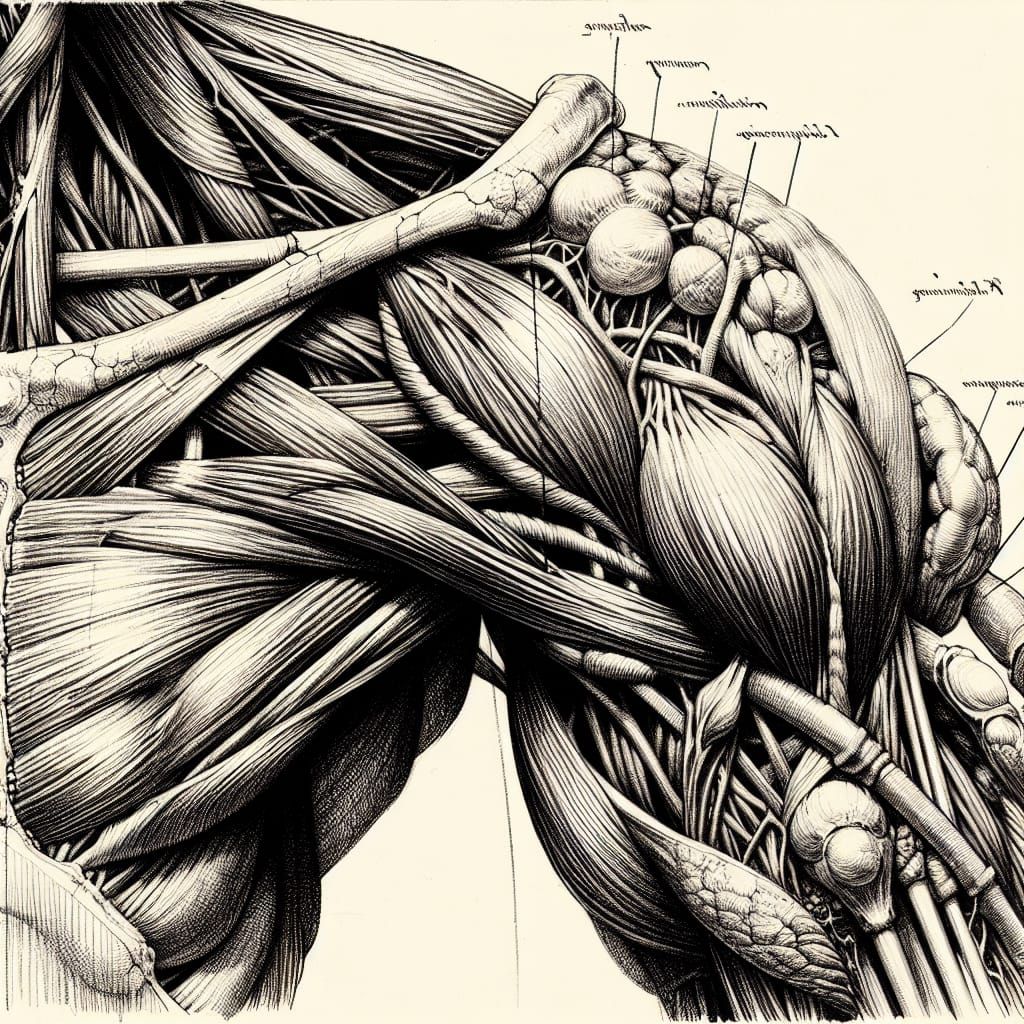 Detailed Anatomical Arm Study in Ink