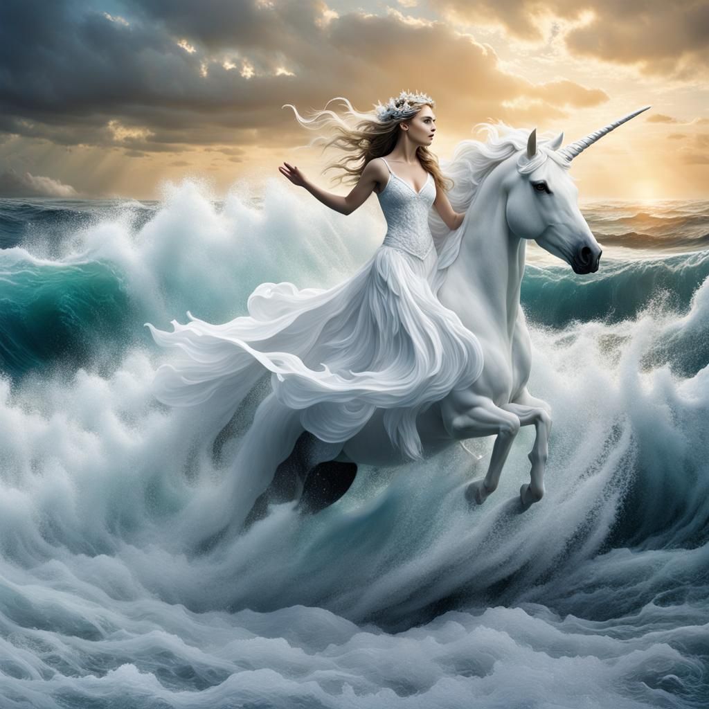 Majestic Sea Fairy: A Digital Fantasy