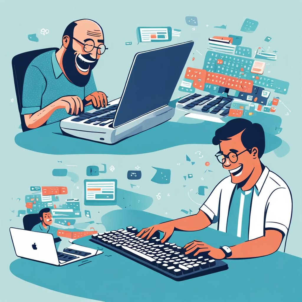 Digital Marketing: Myth vs. Reality in Flat Illustration