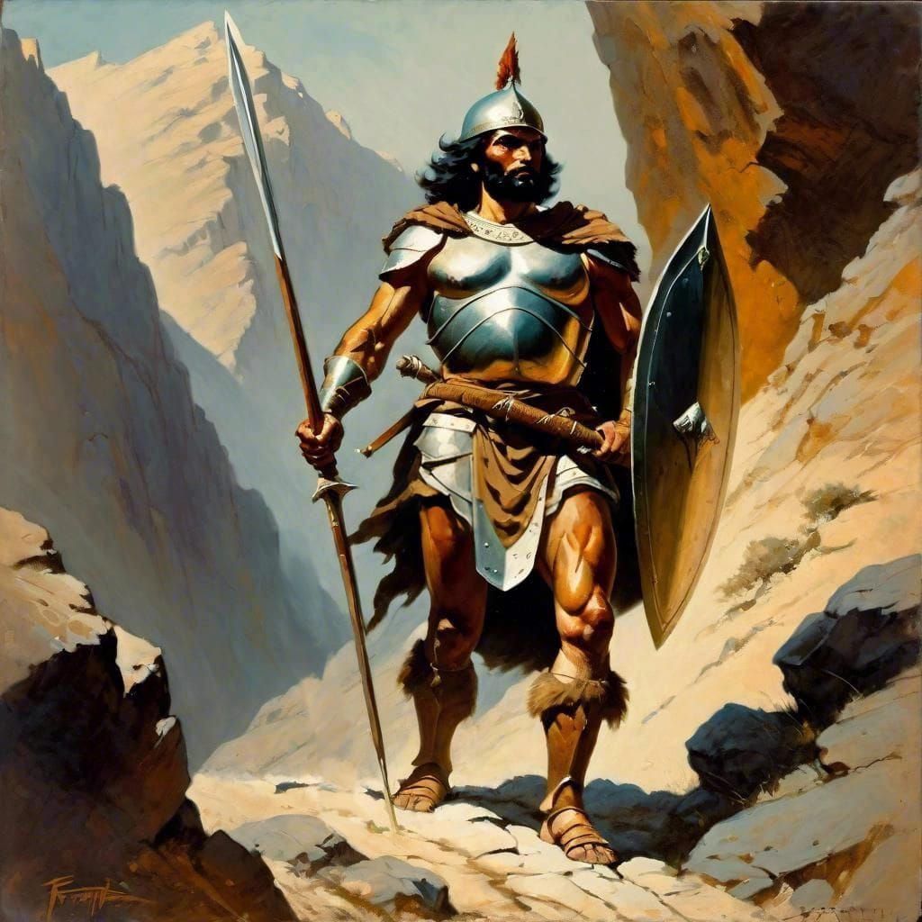 Persian Paladin in Bronze Age Armor