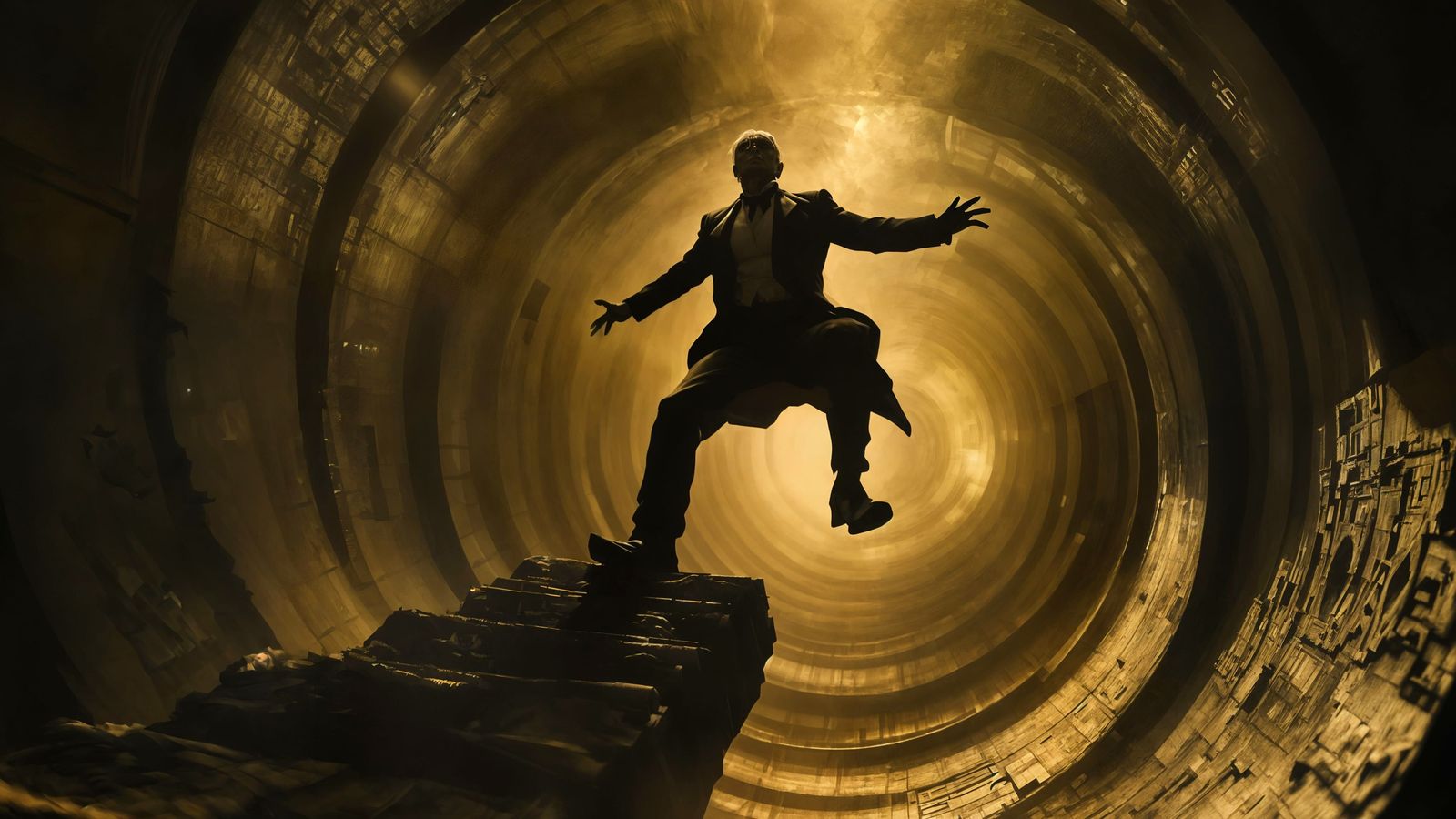 German Expressionist Portrait of a Daring Adventurer