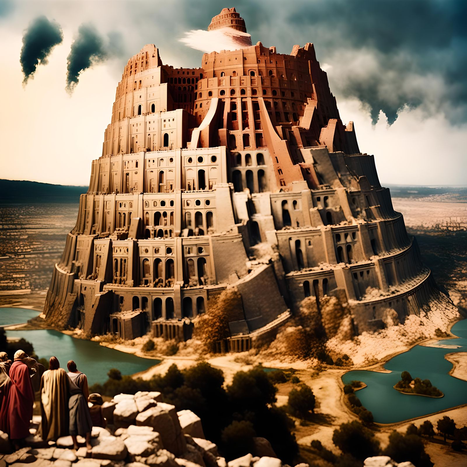 Tower of Babel from the Bible