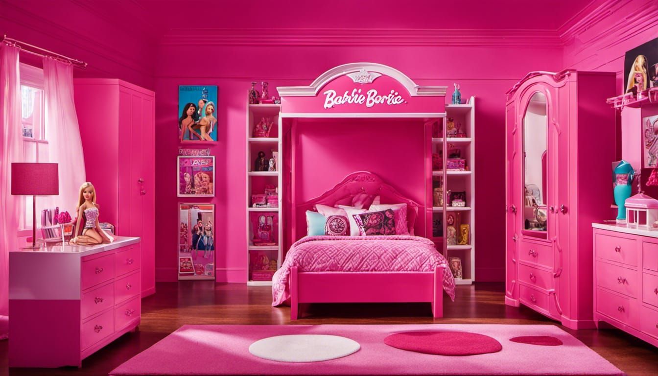 No prizes for guessing whose dream bedroom this is!
