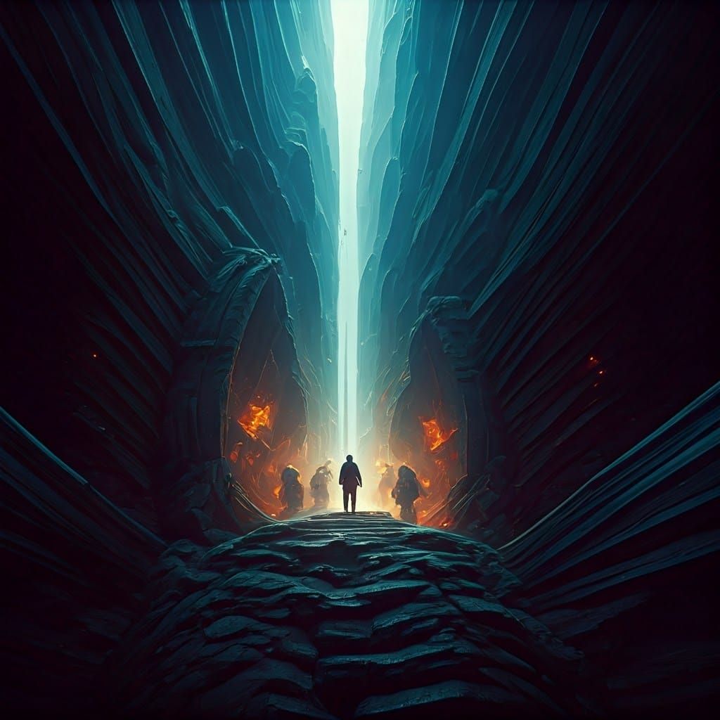 Narrative War Book Cover: Detailed Matte Painting