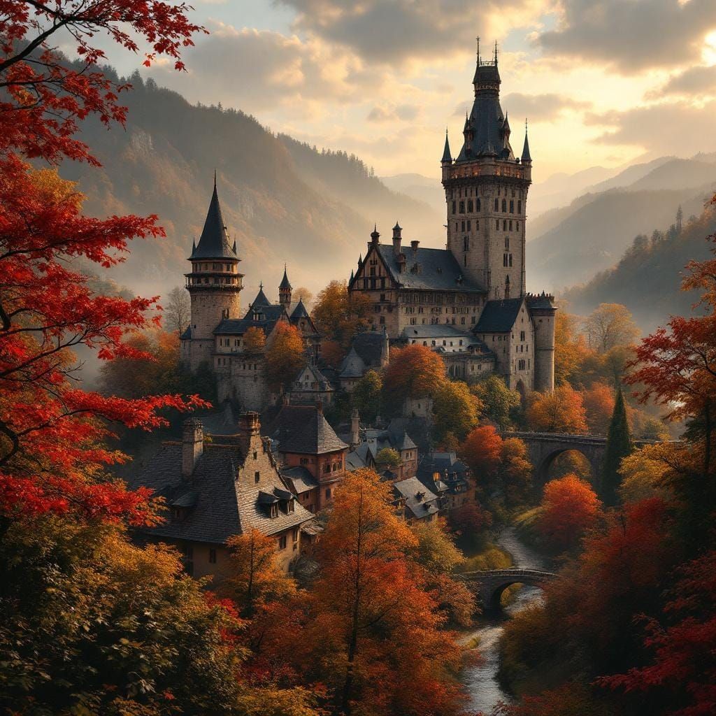Burg Eltz Castle in Autumn Photography
