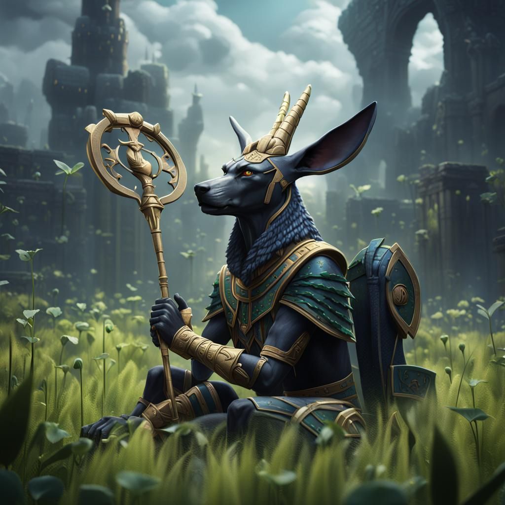 Old Gods Series no 8, Anubis