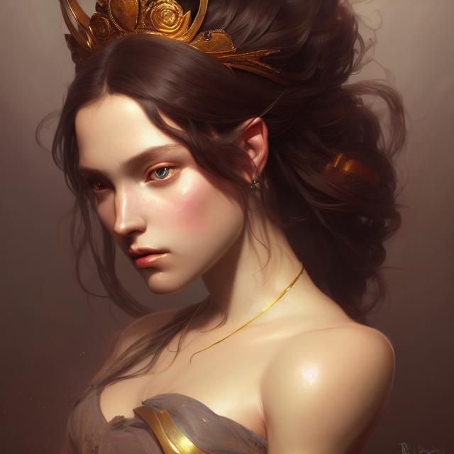 Hyperdetailed Portrait of a Beautiful Princess
