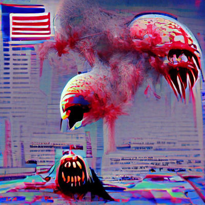 AI Generated Image from a Blank Prompt