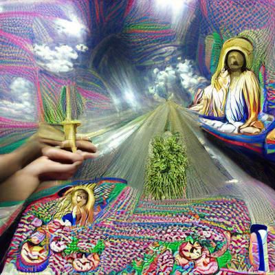 Surreal Psychedelic Trip Visualized by AI