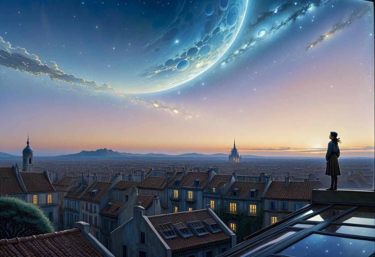 Eldritch Window to Another Universe: Fantasy Art