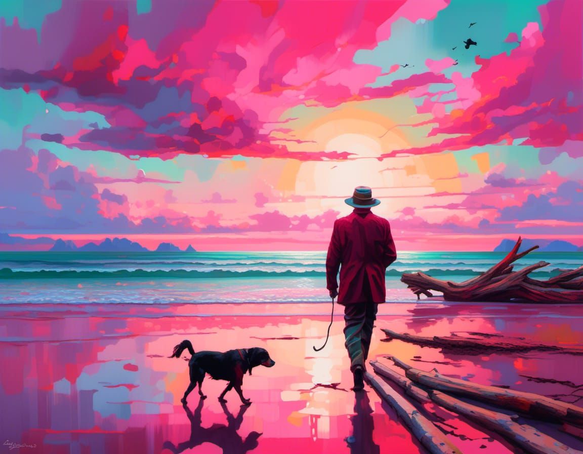 Our early morning walk