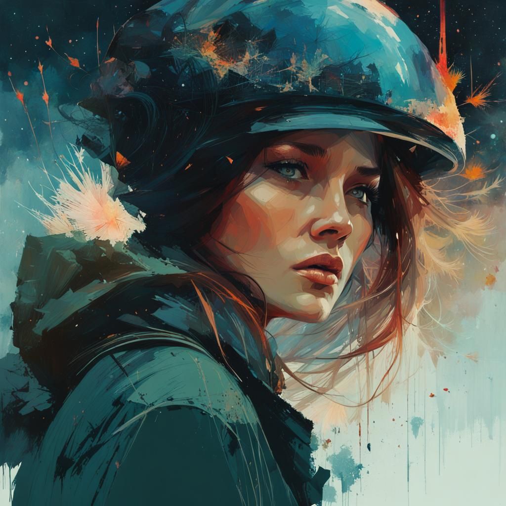 Spectacular Supernova in Double Exposure Style