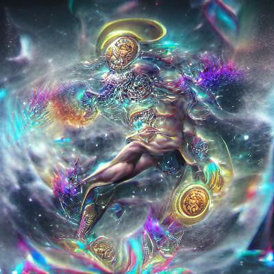 Holographic Time God in Astral Cosmic Style