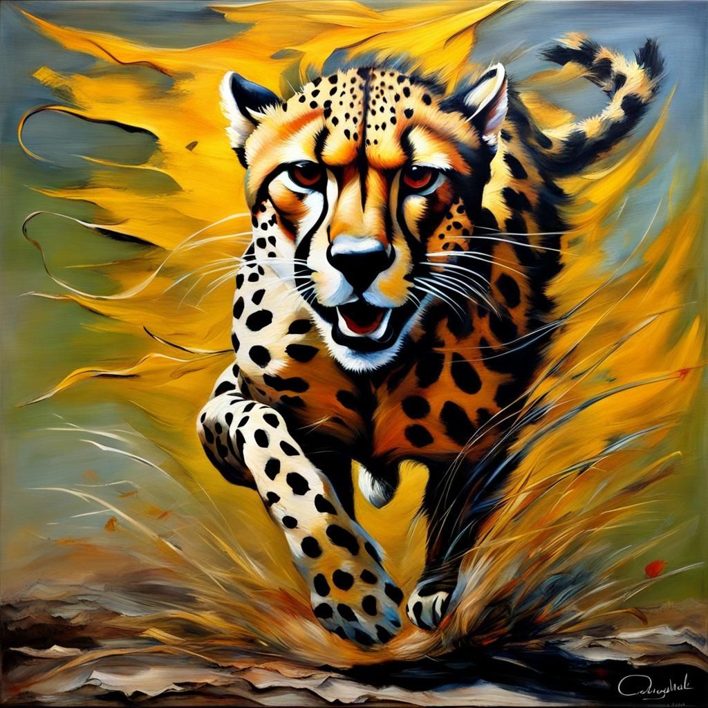 Cheetah Running