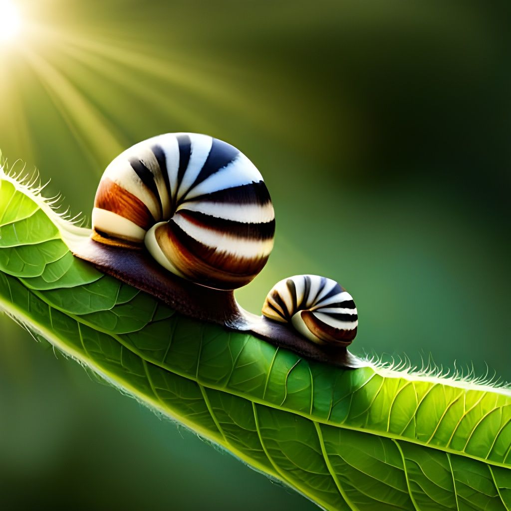 Fractal Slime Trails: Abstract Snail Art