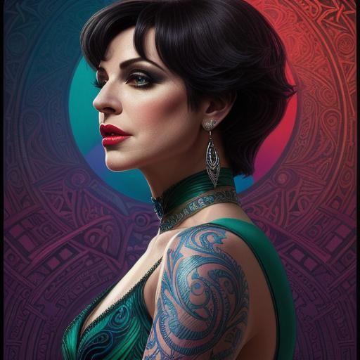 Liza Minnelli as Sally Bowles in Art Deco Style