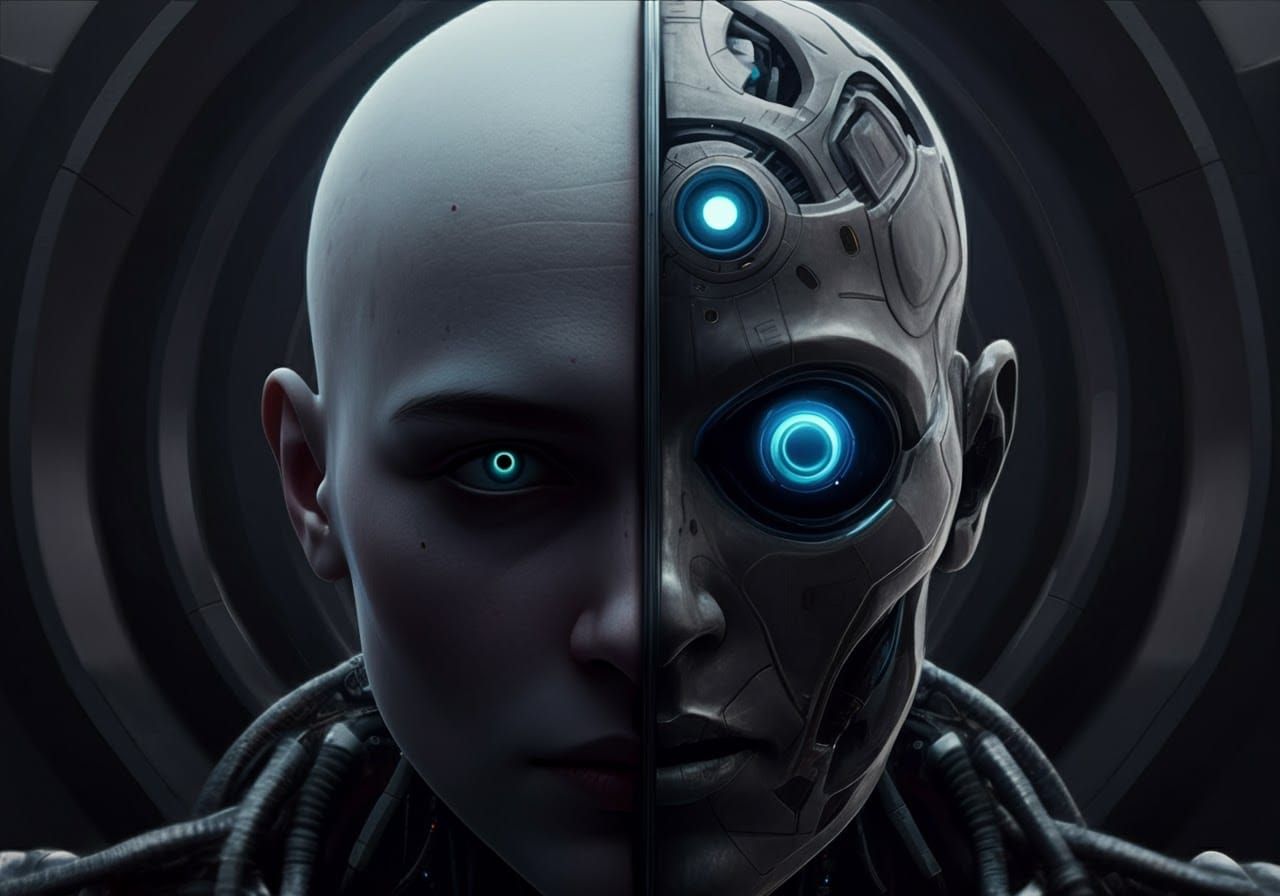 Cyborg Yearning for Empathy in Alien World