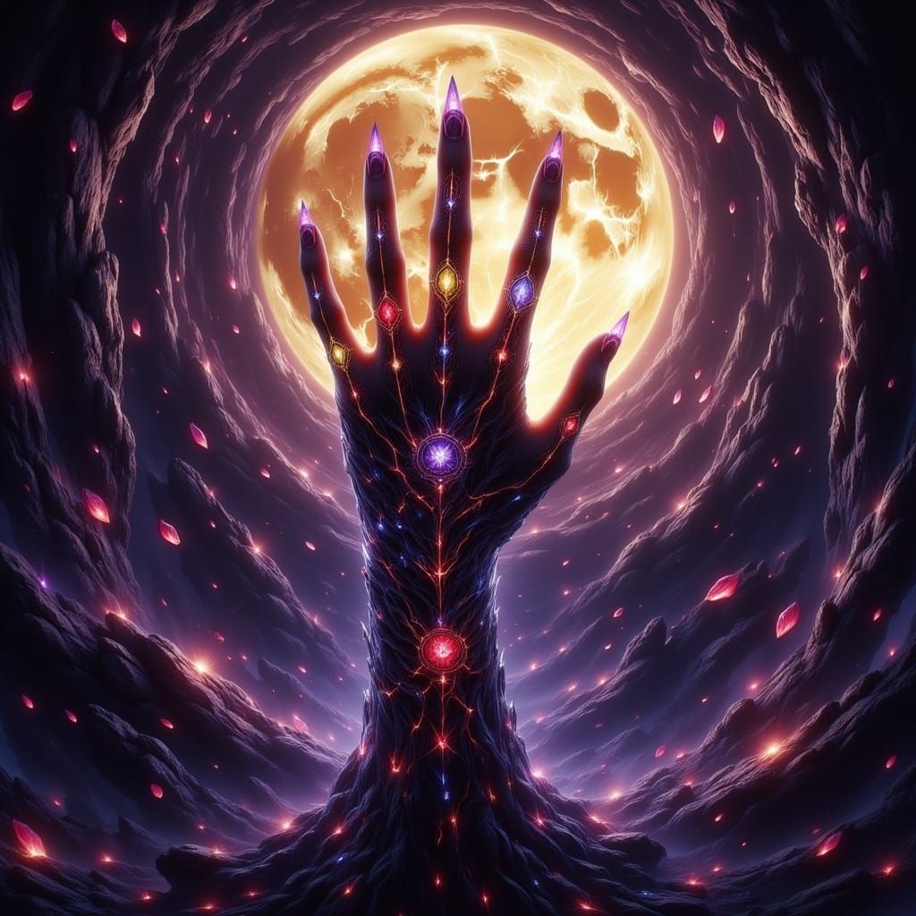 Ethereal Goddess of Destiny Grasps the Infinity Rings