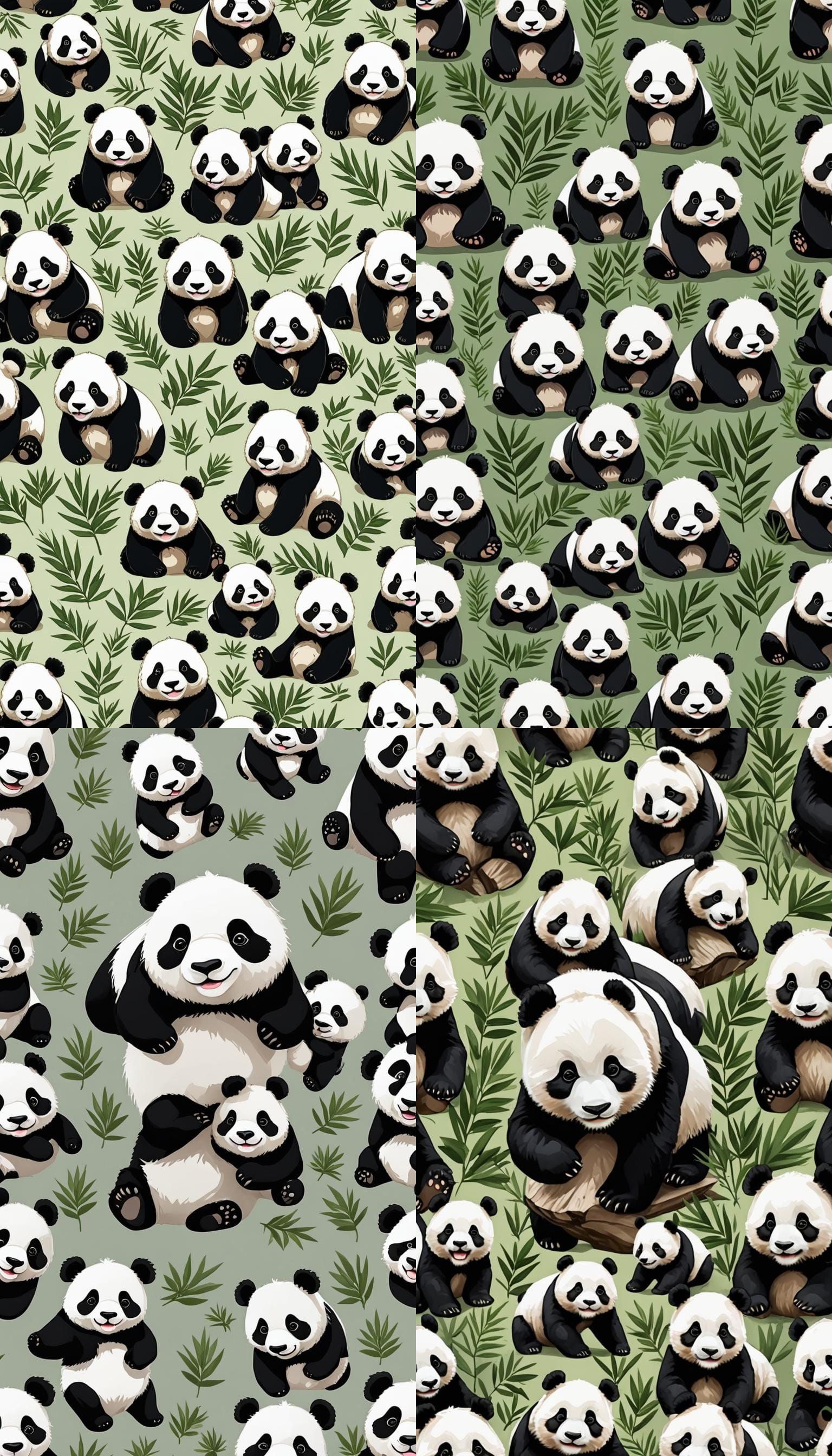 Cute Panda Cub Portrait